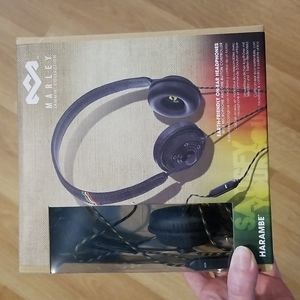Marley on ear headphones NIB